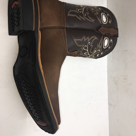 Women’s Western Cowgirl Rodeo Brown Boots Leather Handmaede Bota mujer de piel - Picture 6 of 8